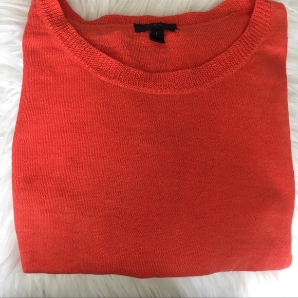 J.Crew Drop Shoulder Linen  Sweater - Picture 3 of 6
